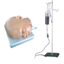 Model treningowy/ sprzęt szkoleniowy umożliwiający trening iniekcji i transfuzji dożylnych - głowa dziecka HUG G1